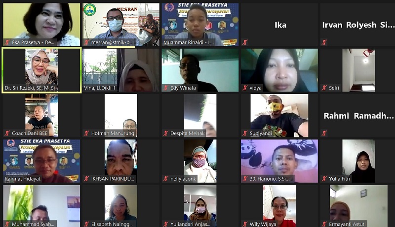 STIE Eka Prasetya Selenggarakan Webinar Nasional Strategi & Percepatan Kenaikan Jabatan Fungsional Dosen