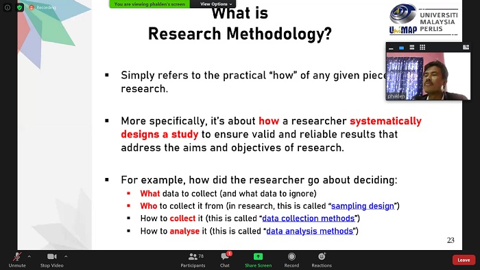FKPT Selenggarakan Webinar Internasional Research Methodologi for Theses